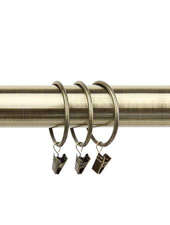 2 INCH RINGS with CLIPS